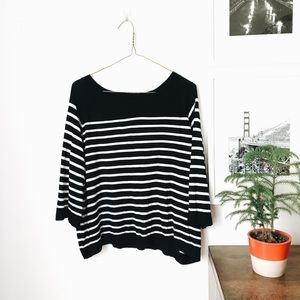 Black and white stripes